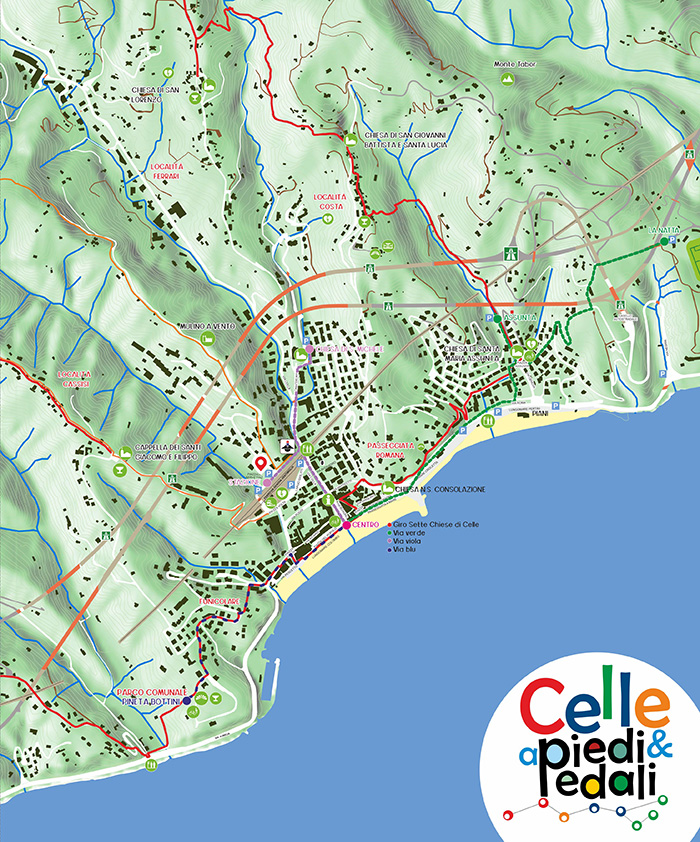 visitare celle in bici e a piedi